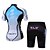 cheap Men&#039;s Clothing Sets-Women&#039;s Cycling Jersey with Shorts Short Sleeve Mountain Bike MTB Road Bike Cycling Sky Blue Gradient Bike Clothing Suit Polyester Breathable Quick Dry Moisture Wicking Back Pocket Sports Patterned