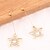 cheap Designer Jewelry-Earrings Cubic Zirconia Copper For Women&#039;s Star Elegant Simple Style Fashion Party Daily High Quality Metal Star 1 Pair / S925 Sterling Silver