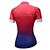 cheap Women&#039;s Cycling Clothing-Women&#039;s Short Sleeve Cycling Jersey Summer Polyester Red+Blue Gradient Plus Size Bike Jersey Top Mountain Bike MTB Road Bike Cycling Quick Dry Moisture Wicking Breathable Sports Clothing Apparel