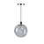 billige Øslys-1-lys 25 cm (9,8 tommer) mini stil vedhængslampe metalglas krom traditionel / klassisk 110-120v / 220-240v