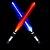 tanie Lampki nocne i dekoracyjne-2 sztuk zapalić 17 zmieniających kolor LED Laser Miecz Star Wars (wrażliwe na ruch) dla Galaxy War Fighters i Warriors Halloween Cosplay prezenty świąteczne