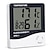 abordables Accessoires décoratifs-LCD numérique température humidité mètre maison intérieure extérieure hygromètre thermomètre station météo avec horloge