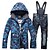 cheap Ski Wear-RIVIYELE Men&#039;s Ski Jacket with Pants Winter Sports Windproof Warm Breathability POLY Denim Cotton Clothing Suit Ski Wear / Camo / Camouflage