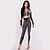 cheap Yoga Sets-Women&#039;s Tracksuit Yoga Suit Winter 2 Piece Full Zip Leggings Crop Top Clothing Suit Grey Fitness Gym Workout Running High Waist Tummy Control Butt Lift Squat Proof Long Sleeve Sport Activewear High