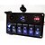 cheap Automotive Switches-6 in 1 LED Rocker Switch Panel,Double Blue Light with USB Charger and Power Socket,Voltmeter,Dust Cover