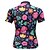 cheap Women&#039;s Cycling Clothing-JESOCYCLING Women&#039;s Cycling Jersey Short Sleeve Bike Top with 3 Rear Pockets Mountain Bike MTB Road Bike Cycling Breathable Quick Dry Moisture Wicking White Black Floral Botanical Polyester Sports