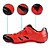 cheap Cycling Shoes-SIDEBIKE Adults&#039; Cycling Shoes With Pedals &amp; Cleats Mountain Bike Shoes Carbon Fiber Cushioning Cycling Red / black Men&#039;s Cycling Shoes / Breathable Mesh
