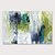abordables Pinturas abstractas-Pintura al óleo pintada a colgar Pintada a mano - Abstracto Modern Incluir marco interior / Lona ajustada