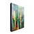 cheap Abstract Paintings-Oil Painting Hand Painted - Abstract Landscape Modern Rolled Canvas