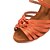 olcso Latin cipők-Női Latin cipők Szatén Bokapánt Szandál / Sportcipő Csat Slim High Heel Személyre szabható Dance Shoes Narancssárga / Teljesítmény / Bőr