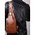 cheap Men&#039;s Bags-Men&#039;s Sling Shoulder Bag Chest Bag Nappa Leather Outdoor Daily Zipper Solid Color Dark Brown Yellow