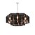 お買い得  キャンドルスタイル-6-Light 63 cm Designers Chandelier Metal Painted Finishes Rustic / Lodge 110-120V / 220-240V