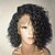 cheap Human Hair Wigs-Remy Human Hair Full Lace Lace Front Wig Asymmetrical Rihanna style Brazilian Hair Afro Curly Kinky Curly Natural Black Wig 130% 150% 180% Density Soft Women Best Quality Hot Sale Natural Hairline