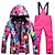 voordelige ropa exterior activa para hombres-ARCTIC QUEEN Boys Girls&#039; Ski Jacket with Bib Pants Ski Suit Outdoor Autumn / Fall Thermal Warm Waterproof Windproof Breathable Tracksuit Bib Pants for Skiing Camping / Hiking Snowboarding / Winter