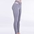 cheap New In-Women&#039;s Yoga Pants Cut Out Leggings Butt Lift Solid Color Light Grey Melange Zumba Fitness Gym Workout Winter Summer Sports Activewear Stretchy Slim