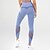 cheap New In-Women&#039;s High Waist Yoga Pants Patchwork See Through Cropped Leggings Butt Lift Black Blue Pale Pink Mesh Zumba Gym Workout Workout Sports Activewear High Elasticity Slim