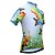 cheap Women&#039;s Cycling Clothing-JESOCYCLING Women&#039;s Cycling Jersey Short Sleeve Plus Size Bike Jersey Top with 3 Rear Pockets Mountain Bike MTB Road Bike Cycling Breathable Quick Dry Lightweight Light Green Rainbow Butterfly