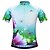 cheap Women&#039;s Cycling Clothing-JESOCYCLING Women&#039;s Cycling Jersey Short Sleeve Bike Jersey Top with 3 Rear Pockets Mountain Bike MTB Road Bike Cycling Breathable Quick Dry Moisture Wicking Green Floral Botanical Polyester Sports