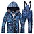 cheap Ski Wear-RIVIYELE Men&#039;s Ski Jacket with Pants Winter Sports Windproof Warm Breathability POLY Denim Cotton Clothing Suit Ski Wear / Camo / Camouflage