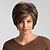 cheap Synthetic Trendy Wigs-Synthetic Wig Natural Straight Bob Pixie Cut Wig Medium Length Brown Synthetic Hair 10 inch Women&#039;s Fashionable Design New Arrival Natural Hairline Brown MAYSU
