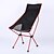 cheap Camping Furniture-Folding Chair Beach Chair Camping Chair Fishing Chair High Back with Headrest Ultra Light (UL) Foldable Breathable Comfortable Mesh Aluminium Alloy for Hiking Fishing Outdoor Blue Red Orange