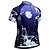 cheap Women&#039;s Cycling Clothing-JESOCYCLING Women&#039;s Short Sleeve Cycling Jersey Summer Polyester Purple Floral Botanical Plus Size Bike Jersey Top Mountain Bike MTB Road Bike Cycling Quick Dry Breathable Back Pocket Sports Clothing