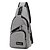 זול Borselli da uomo-Men&#039;s Messenger Bag Sling Shoulder Bag Chest Bag Nylon Zipper Outdoor Blue Black Gray Purple