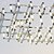 billige Øslys-1-lys 35 cm kreativ / ledet / cool lysekrone aluminium sputnik / nyhed elektropletteret kunstnerisk / moderne 110-120v / 220-240v
