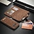 Недорогие Чехлы и кейсы для Galaxy S-CaseMe Кейс для Назначение SSamsung Galaxy S9 Plus / Note 9 Кошелек / Бумажник для карт / со стендом Чехол Однотонный Твердый Кожа PU для S9 / S9 Plus / S8 Plus