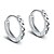 levne Cercei la Modă-Women&#039;s Hoop Earrings Huggie Earrings Classic Romantic Earrings Jewelry Silver For Wedding Daily 1 Pair
