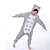 ieftine Pijamale Kigurumi-Pentru copii Pijamale Kigurumi Pisici Totoro Culoare solidă Pijama Întreagă Flanel anyaga Cosplay Pentru Baieti si fete Crăciun Haine de dormit pentru animale Desen animat