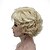 cheap Synthetic Trendy Wigs-Synthetic Wig Curly Layered Haircut Wig Short Light golden Synthetic Hair 6 inch Women&#039;s Synthetic Blonde