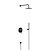 Χαμηλού Κόστους Σύστημα Βαλβίδων Ντους-κρυφή βρύση ντους σύνθετο σετ κεφαλής ντους 8&quot;, αναμίκτης συστήματος ντους τραχύ σε βαλβίδα βροχής κεφαλή υψηλής πίεσης με φορητή, επιτοίχια μπανιέρα και κιτ επένδυσης ντους Μπανιέρα