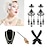 abordables Gatsby le magnifique-Les rugissantes années 20 1920s Gatsby le magnifique Ensembles d&#039;accessoires de costume Gants Bandeau Garçonne Ensemble d&#039;accessoires Bijoux de Cheveux Boucles d&#039;Oreille Collier de perles Gatsby le