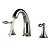 cheap Multi Holes-Brass Bathroom Sink Faucet,Widespread Chrome Widespread Two Handles Three HolesBath Taps with Hot and Cold Switch