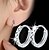 levne Cercei la Modă-Women&#039;s Hoop Earrings Huggie Earrings Classic Romantic Earrings Jewelry Silver For Wedding Daily 1 Pair