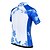 cheap Women&#039;s Cycling Clothing-JESOCYCLING Women&#039;s Short Sleeve Cycling Jersey Blue / White Floral Botanical Bike Jersey Top Mountain Bike MTB Road Bike Cycling Breathable Quick Dry Moisture Wicking Sports Clothing Apparel