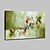 זול ציורים אבסטרקטיים-ציור שמן צבוע-Hang מצויר ביד - מופשט מודרני עם מסגרת / בד מתוח