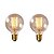ieftine Becuri Incandescente-2pcs 40 W E26 / E27 G95 Warm White 2200-2700 k Retro / Dimmable / Decorative Incandescent Vintage Edison Light Bulb 220-240 V