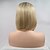 cheap Synthetic Lace Wigs-Synthetic Lace Front Wig kinky Straight Layered Haircut Lace Front Wig Short Black / Gold Synthetic Hair 24 inch Women&#039;s Women Blonde Sylvia