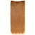 cheap Clip in Extensions-Human Hair Extensions Straight Classic Synthetic Hair Human Hair Extensions Women&#039;s Light golden