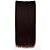 cheap Clip in Extensions-Human Hair Extensions Straight Classic Synthetic Hair Human Hair Extensions Women&#039;s Light golden