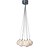 abordables Éclairages grappe-7 lumières 55 cm Style mini Lampe suspendue Métal Grappe Plaqué Moderne contemporain 110-120V 220-240V