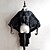 cheap Historical &amp; Vintage Costumes-Plague Doctor Steampunk Cloak Masquerade Women&#039;s Costume Black Vintage Cosplay / Shawl / Shawl