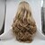 お買い得  合成レースウィッグ-Synthetic Lace Front Wig Body Wave Kardashian Layered Haircut Lace Front Wig Blonde Long Black / Gold Synthetic Hair 24 inch Women&#039;s Women Blonde Sylvia