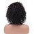 cheap Human Hair Wigs-Remy Human Hair Full Lace Lace Front Wig Asymmetrical Rihanna style Brazilian Hair Afro Curly Deep Curly Natural Black Wig 130% 150% Density Soft Classic Women Best Quality Natural Hairline Women&#039;s