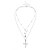cheap Necklaces-Women&#039;s Layered Necklace Long Necklace Classic Elegant Casual / Sporty Sweet Copper Alloy Gold Silver 45 cm Necklace Jewelry 1pc For Street Club