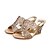 cheap Women&#039;s Sandals-Women&#039;s Sandals Wedge Heel Open Toe Wedding Party &amp; Evening Rhinestone Sequin Floral PU Summer Gold / Green