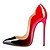 cheap Women&#039;s Heels-Women&#039;s Heels Daily Party &amp; Evening Color Block Stiletto Heel Pointed Toe Business Patent Leather Loafer Black / Red Almond Burgundy