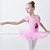 cheap Kids&#039; Dancewear-Ballet Dress Sashes / Ribbons Appliques Girls&#039; Training Performance Short Sleeve Elastane Lycra